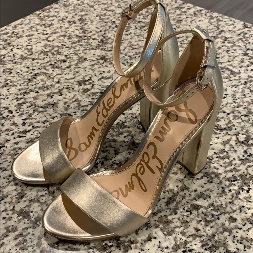 Sam Edelman Gold Heels